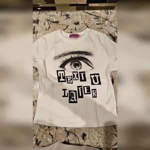 Edikted crop top, "text you later" size small